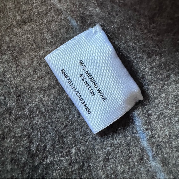 Periwinkle and light brown wool jacket from Eileen fisher. - Picture 4 of 6